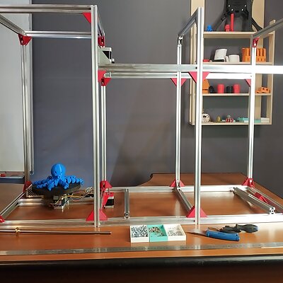 Mini Cube Factory 5 in 1 3D printerlaserengraverfoto table3D scanner in progress