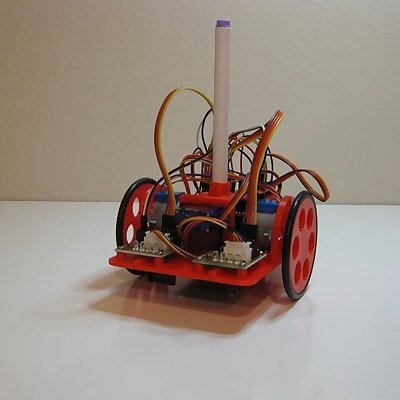 Arduino Chassis for Drawing Robot modified for ULN2003 Stepper Driver Boards