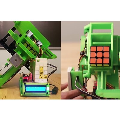 Rubik Cube Robot Scrambler  Also Solver in Future