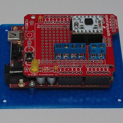 Mounting plate for Arduino UNODuemilanoveDiecimila