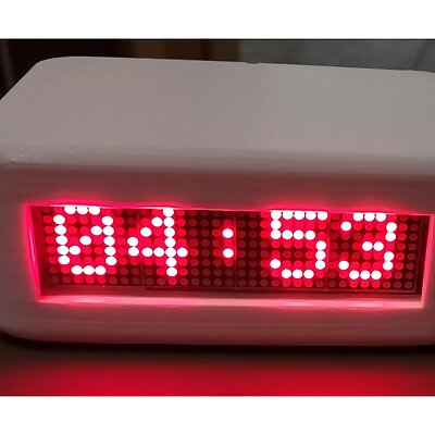 4x8x8 LED Dot Matrix Clock