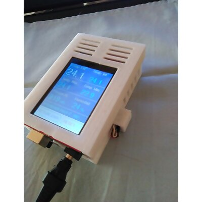 3D Printed Box for Arduino  Tft Lcd TouchScreen 24