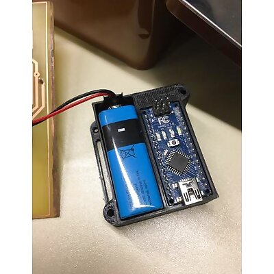 Arduino Nano V3 Case with 9V Battery Department