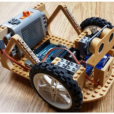 Arduino Uno and L298N Lego Car Chassis