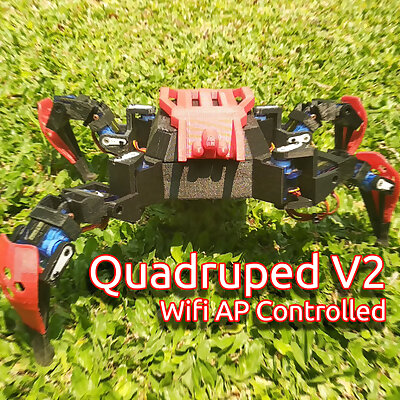 WIFI Quadruped V2 Crawling Robot