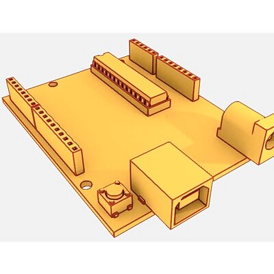 Spareparts 3d models of various random electronic and mechanical components for OpenSCAD