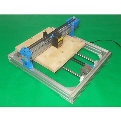 034Homemade Laser Draw Mill Plotter 3D Printer Arduino Robotic Drawing DIY XY Axis Slide Linear Frame