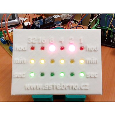 Binary clock panel and firmware  full project