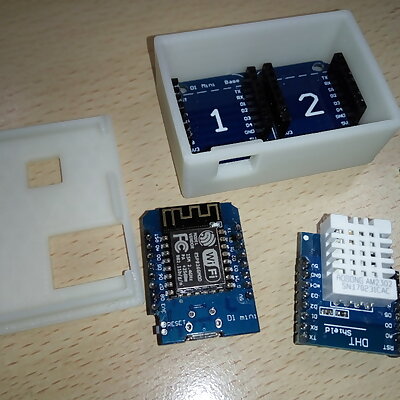 Thermometer WIFI ESP8266 Wemos D1 mini and DHT22