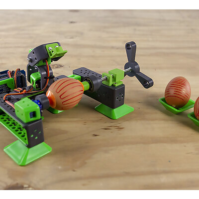ALLBOT to egg drawing robot transformation parts