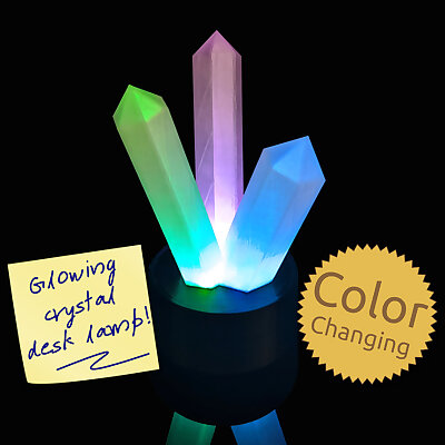 Illuminated Crystal Lamp