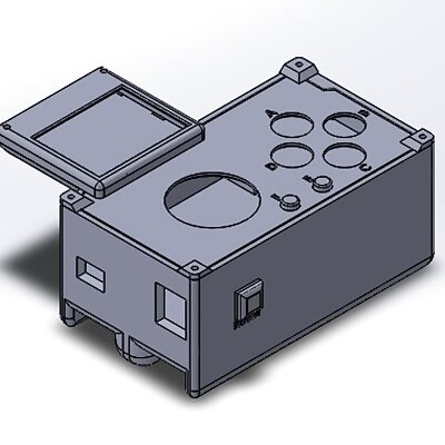 Arduino Leonardo with joystick shield case