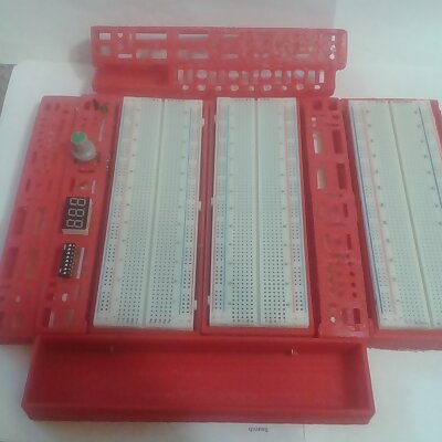 EE Electrical Breadboard Modular Controls Lab Portable WorkBench  Kit Parts