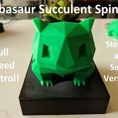 Bulbasaur Succulent Spinner