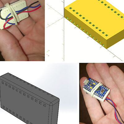 Custumizable solderless wire termination with pin headers