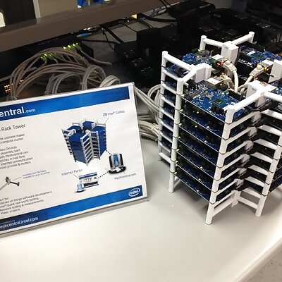 Intel Galileo tower mounting parts
