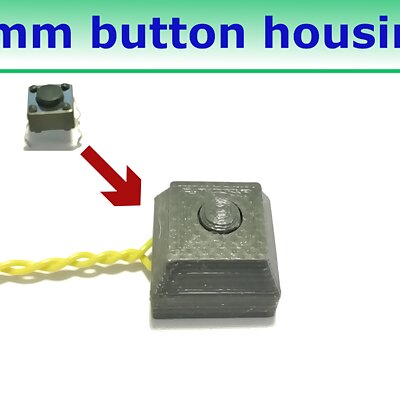 6mm push button housing