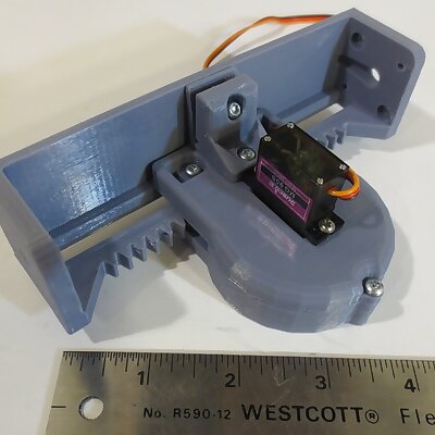 Rack  Pinion Linear Actuator Servo Joint Module TinyCNCCollection