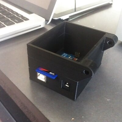 Tall Hinged Arduino Case With SD Card Slot