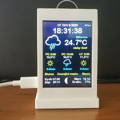 32 TFT Screen Case Weather Station