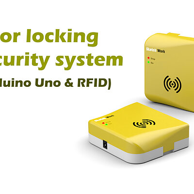Enclosure design for Door locking security system Arduino Uno  RFID
