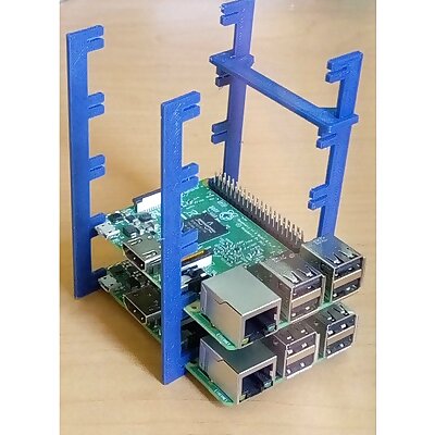 Simple Raspberry Pi stackCluster Case