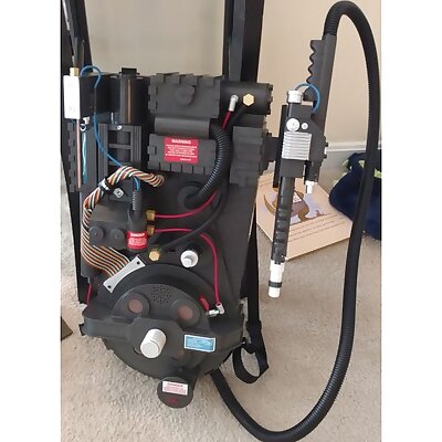 Spirit Halloween Ghostbusters Proton Pack Lighting and Cosmetic Upgrades