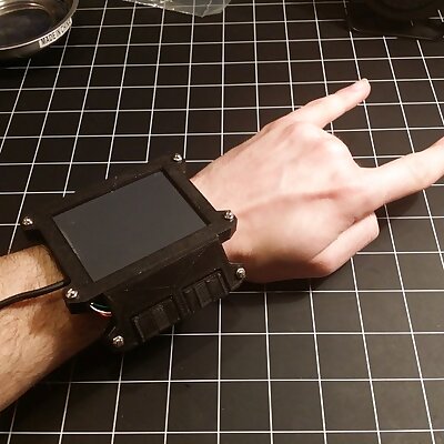 Wearable Cyberpunk Gesture Pad