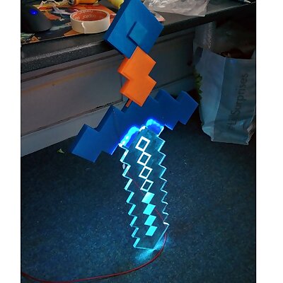 LightUp Minecraft style Sword