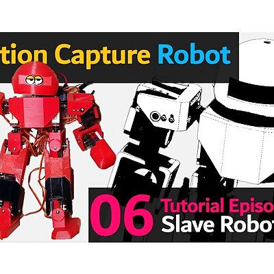 Humanoid Robot Choom EP06 Leg parts Arduino Based  Slave