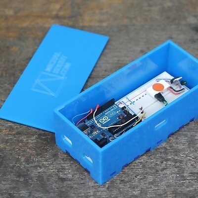 box for breadboard  arduino with laser cut