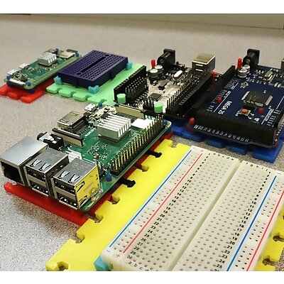 Modular Base for Raspberry Pi 3Zero and Arduino UnoMega