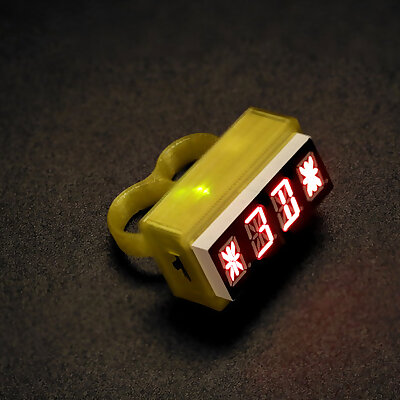 3D Printed LED Knuckle Jewelry