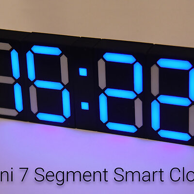 Mini 7 Segment Smart Clock