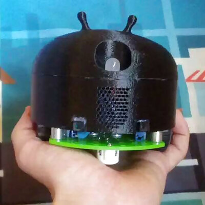 Alien android arduino robot