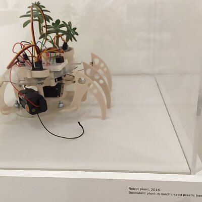 Walking plant hexapod robot