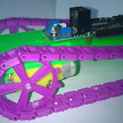 Arduino 3d printed modular tank chassis