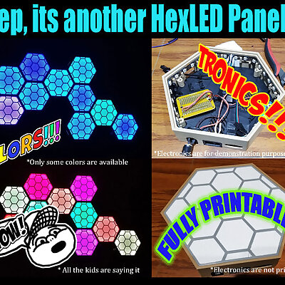 Yep its another HexLED  NanoLeaf Panel! with STEP file