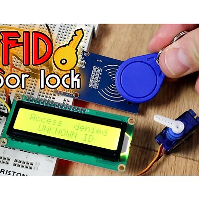 Door lock case RFID