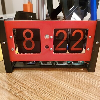 Flip Clock v2  ArduinoPowered SplitFlap Clock