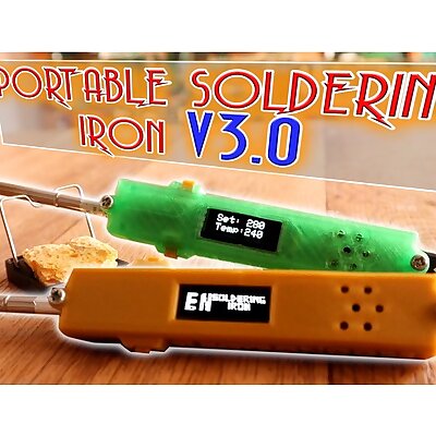 Portable soldering iron case