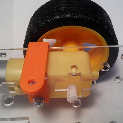 2WD chassis motor mount