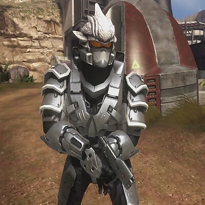 Halo 3  Hayabusa Helmet and Armor Addons to the Mark VI Base