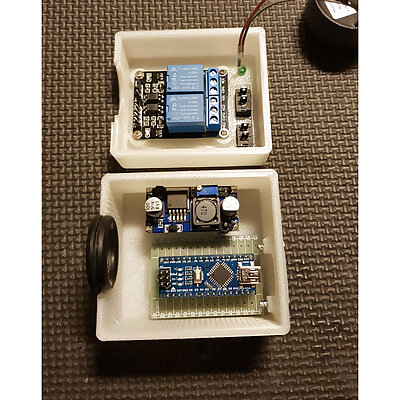 Arduino nano  2 channel arduino relay  voltage stepdown box