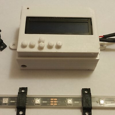 Arduino Uno Robot LCD cover and buttons