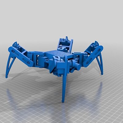 Spyder robot spider robot quad robot quadruped sg90 mg90 arduino nano expansion
