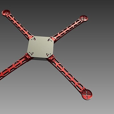 3D Printable QuickConnect Quadcopter