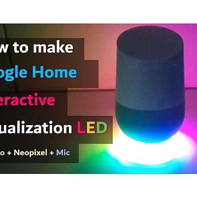 Sound Visualization LED for Google Home