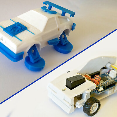 Toy car  DeLorean 3DRacers  Back To The Future