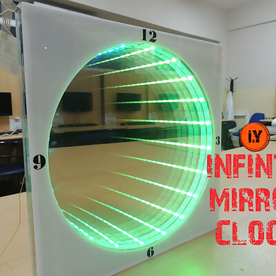 HOW TO MAKE AN INFINITY MIRROR CLOCK
